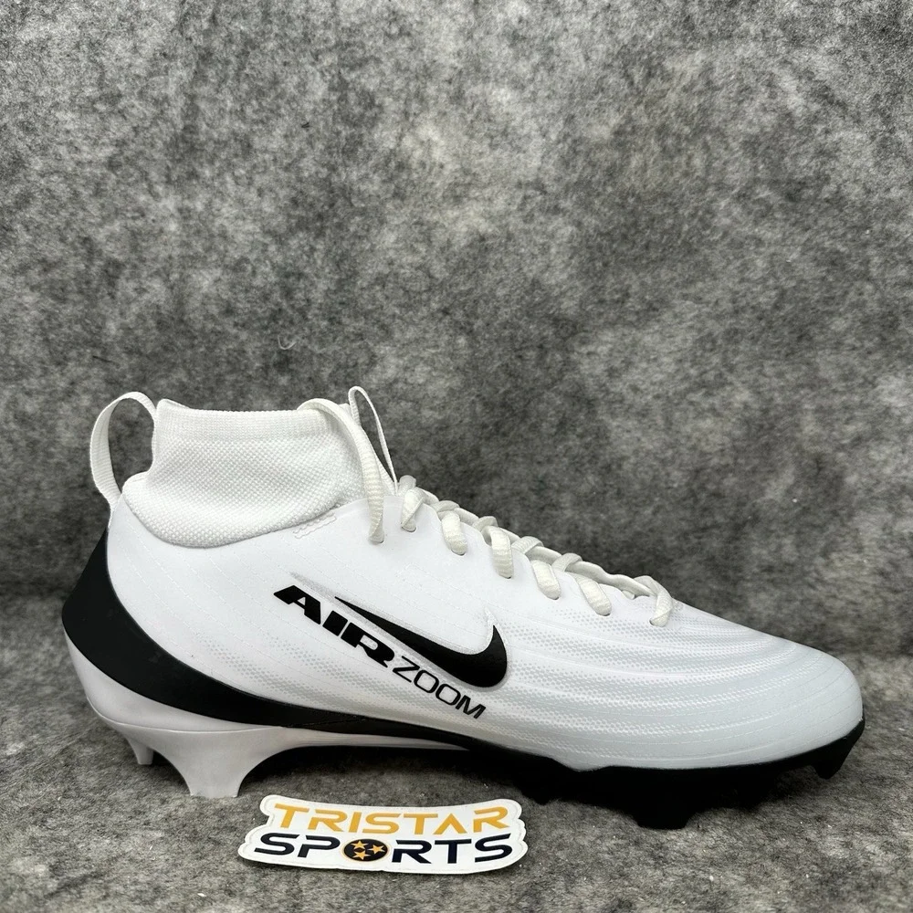 Nike Vapor Pro 1 TB Football Cleats Mens Size 11.5 White Black IB2495-105